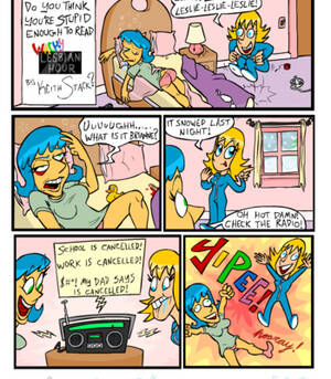 Lesbian Comic Strips - Do You Think You're Stupid Enough To Read Wacky Lesbian Hour comic porn |  HD Porn Comics