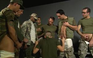 Military Guys Porn - Being a cocksucker for all the military men gay porn video on Darkcruising