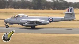 8 Jet Porn - The Worlds Only Airworthy Gloster Meteor F.8 Jet Fighter