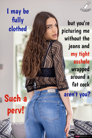 Jeans Porn Captions - nghhh when you've got pornified brains : r/PornIsCheating