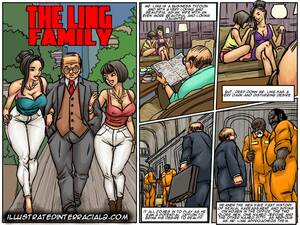 All In The Family Porn Toond - The Ling Family- Illustratedinterracial - Porn Cartoon Comics