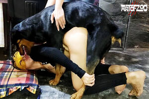 Girl Sex With Rottweiler - Rottie Hottie\