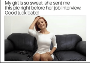 Interview Couch Porn - what's the joke in this meme? : r/ExplainTheJoke