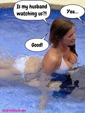 Cheating Wife Captions Pool Porn - The Most Flirtatious Captions of Hotwife at the Pool 2022 - Cuckold Club