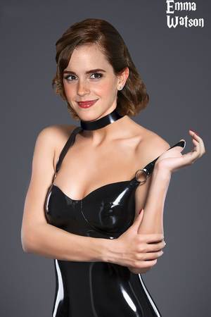Celebrity Glove Porn - Emma Watson in latex #emmawatson #latex #celebrity #fake #harrypotter  #hermionegranger