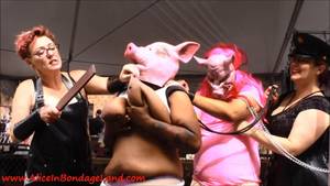 folsom street breast whipping - Folsom Street Fair Public Humiliation â€“ Sissy Piggy Chastity Mistress. Sep  26 2016. AliceInBondageLand