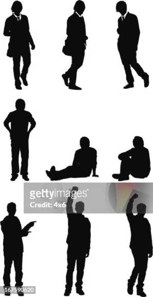 college student poses - College Student In Different Poses High-Res Vector Graphic - Getty Images