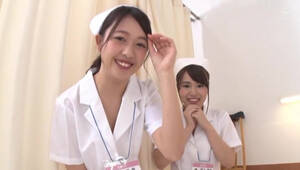 japanese nurse threesome - POV video of FFM threesome with slutty Japanese nurses in HD | Any Porn