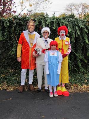 Burger King Ronald Mcdonald Porn - Burger King, Colonel Sanders, Ronald McDonald, & Wendy Halloween costume  idea for group