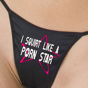 Bikini Panties Porn - Image is loading I-Squirt-Like-A-Porn-Star-lingerie-underwear-