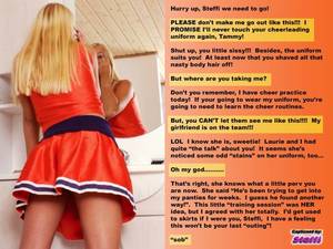 Cheerleader Lesbian Captions - Steffimariechen's TG Captions: Cheerleaders