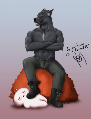 Fat Wolf Furry Porn - The big bad wolf dad of reddit : r/furry