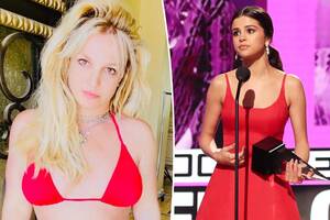 Britney Spears Selena Gomez Porn - Britney Spears appears to lash out at Selena Gomez over 2016 speech