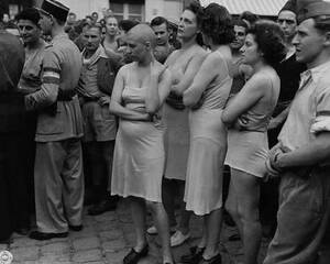 French Nazi Collaborators Women Porn - France was liberated in 1944, and women accused of having been collaborated  with Nazi personnel, are humiliated in public. [564 X 452] : r/HistoryPorn