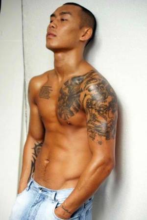 Korean Porn Star Jay Chou - Chest/upperarm sleeve