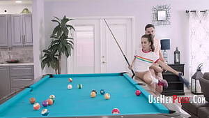 ghetto pool table - Peter Green Free Uses Teen Cutie On Pool Table - XNXX.COM