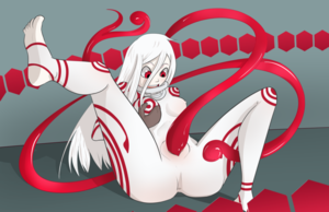 Deadman Wonderland Porn - Red tentacle fuck sexy Shiro | Deadman Wonderland Hentai