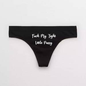 black pussy white thong - Fuck My Tight Little Pussy Thong / Cum Slut Whore Panties / Fuck Me Sir  Master Slave Kink / DDLG Daddy Domme / BDSM Brat Submissive Hotwife - Etsy  Ireland