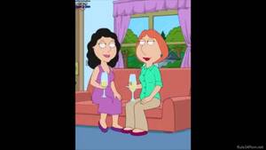 Family Guy Lois And Bonnie Lesbian - Lois and Bonnie Kiss - Rule 34 Porn