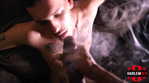 cigarette facial orgy - Cigarettes and gay face fuck gay porn video on Harlemsex