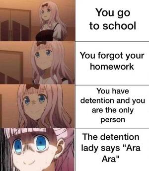 Anime School Porn Captions - Every minute, a shota is getting ara ara'd : r/Animemes