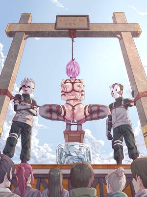 japanese tied bondage cartoons - Rule 34 - 4boys 5girls anal insertion ankle cuffs arms tied behind back  asian asphyxiation bag on head bdsm black hair blue sky bondage boruto:  naruto next generations breast bondage breasts clothed