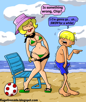 Cartoon Hi Lois Comic Porn - Rule 34 - bikini chip flagston hi and lois incest lois flagston mother and  son rage grenade | 1242818