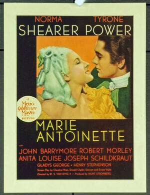 Adult Porn Movie Marie Antoinette - Original Marie Antoinette (1938) movie poster in VF condition for $$350.00