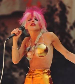 Dale Bozzio Hustler Porn - She was famous for those mirrored, mixing bowl bra tops.