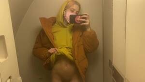 Airplane Bathroom Porn - Peeing in the Plane Bathroom - Pornhub.com