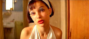 Jean Reno Natalie Portman Porn - Or wearing adult underwear with make up for Leon.