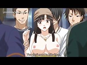 anime hentai fuck slaves niple - Big titted anime sex slave gets nipples pinched in public