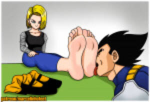 Android 18 Foot Porn - Foot-Fetish-Booru