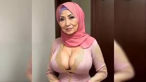 huge granny tits dane - granny with hijab and big tits - PornBox
