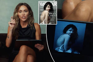 Miley Cyrus Nude Sex Porn - Miley Cyrus reveals story behind nude 'Vanity Fair' shoot