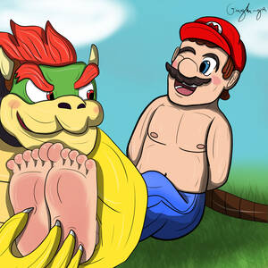 Mario Foot Porn - Mario, Super Feet Bros. by gughinga on DeviantArt