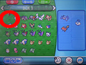 Gen 1 Legendary Pokemon Porn - Make sure you move whatever is in BOX1 and leave that spot empty. See my