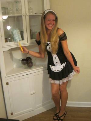 costumes - For contributing columnist Taylor Leckie, Brittney Darner's maid costume  bears no resemblance to those adult costumes that show a little too much  for the ...