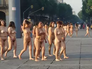 big nude group - Big group in the street nude porn picture | Nudeporn.org