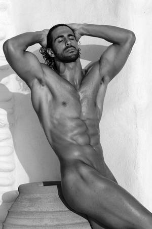 black greek nude - George Parashos male model from Greece. Is a multi talented he is a actor  in Greek ancient drama! His last success was in drama ''The Persians!