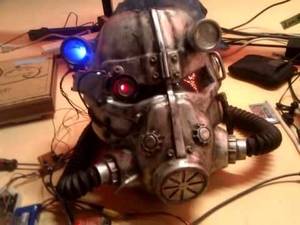 Fallout Mask Porn - Combustible Props: Fallout 3: Brotherhood of Steel Power armour helmet.