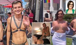 naked public beach porn - KENNEDY: White House dime bags, a crack-engorged First Son, topless trans  activists... and now a lurid Senate sexcapade. America is overrun by  fetishist weirdos and whackjobs - and we all know who's