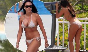 big body at nude beach - Tamara Ecclestone displays her curvy beach body in a tiny bikini as she  tops up her tan | Daily Mail Online