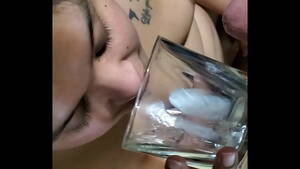 hot naked latinas drinking cum - Latina Drinking Sperm in a Whiskey Glass - XNXX.COM