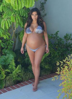 kim kardashian pregnant naked - Let It All Hang Out! Kim Kardashian's Most Naked Pregnant Photos -- 10 Hot  Mommy Pics!