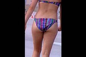 beach voyeur 10 - Voyeur beach spy 10 big jiggly booty, face shot, watch free porn video, HD  XXX at