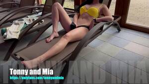 exciting public fuck - Extreme risky public sex in water park -the most exciting public sex !  (short vers.) - Tonny and Mia Porn Video - Rexxx