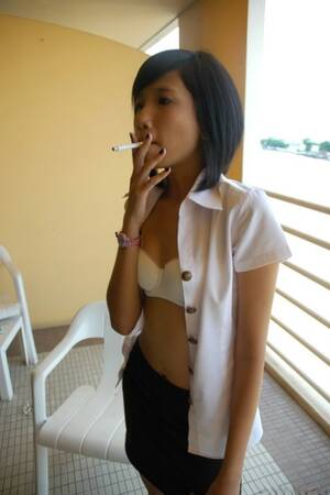 nude asian chicks smoking - Asian Smoking Porn Pics & Naked Photos - PornPics.com