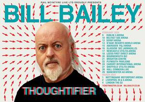 Bill Bailey Solo - Bill Bailey announces massive 2024 Thoughtifier arena tour | Kerrang!