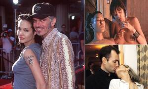 Angelina Jolie Sex Sex - Bizarre history of Angelina Jolie's love life including vials of blood and  knife play | Daily Mail Online